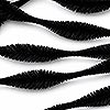 Image of Black Bump Chenille Pipe Cleaners