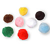 Image of Assorted Colors of Pom Poms