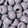 Gray pony beads for making the face and body of a Halloween Dracula vampire craft