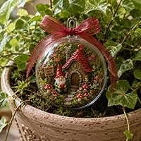 Creative fairy garden fillable ornament idea for miniature cottages, secret gardens, and whimsical home décor projects